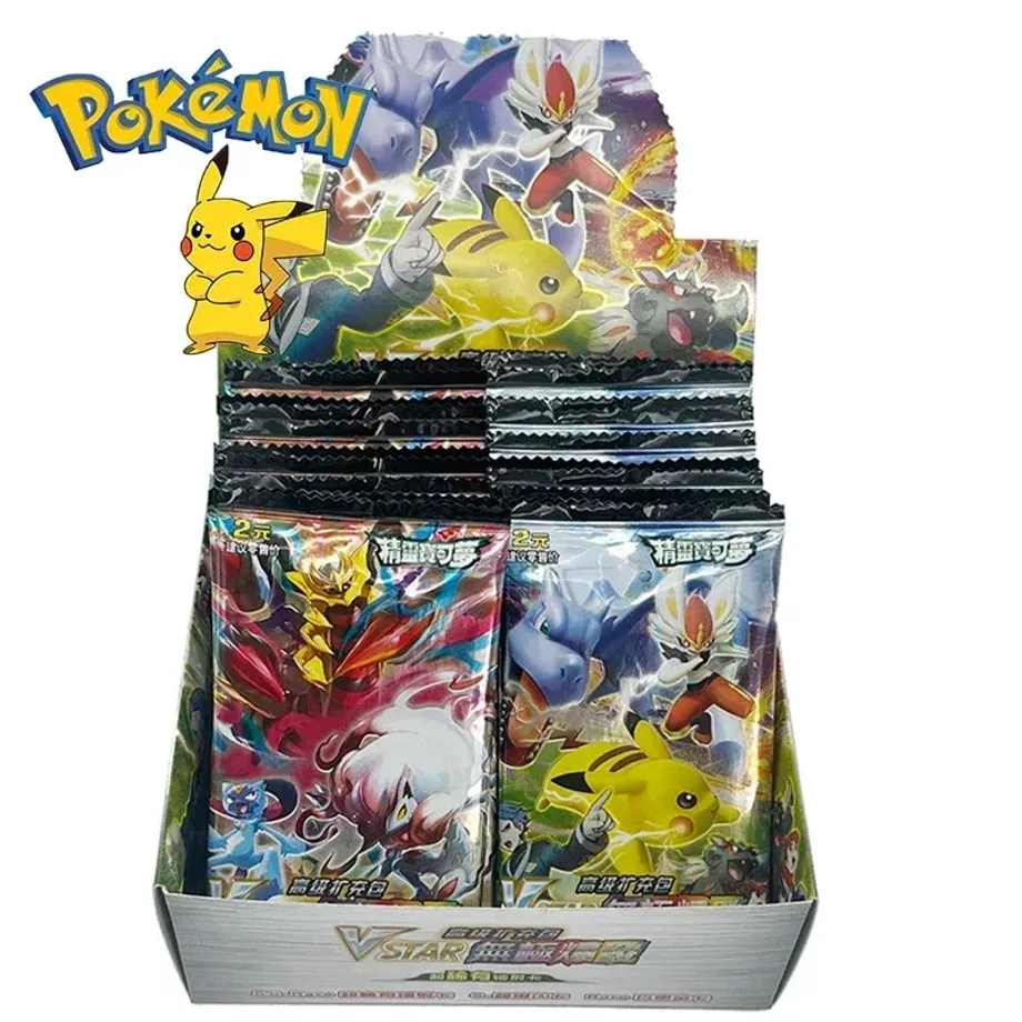 Pokémon karty kolekce V-Star - 4x booster balíček