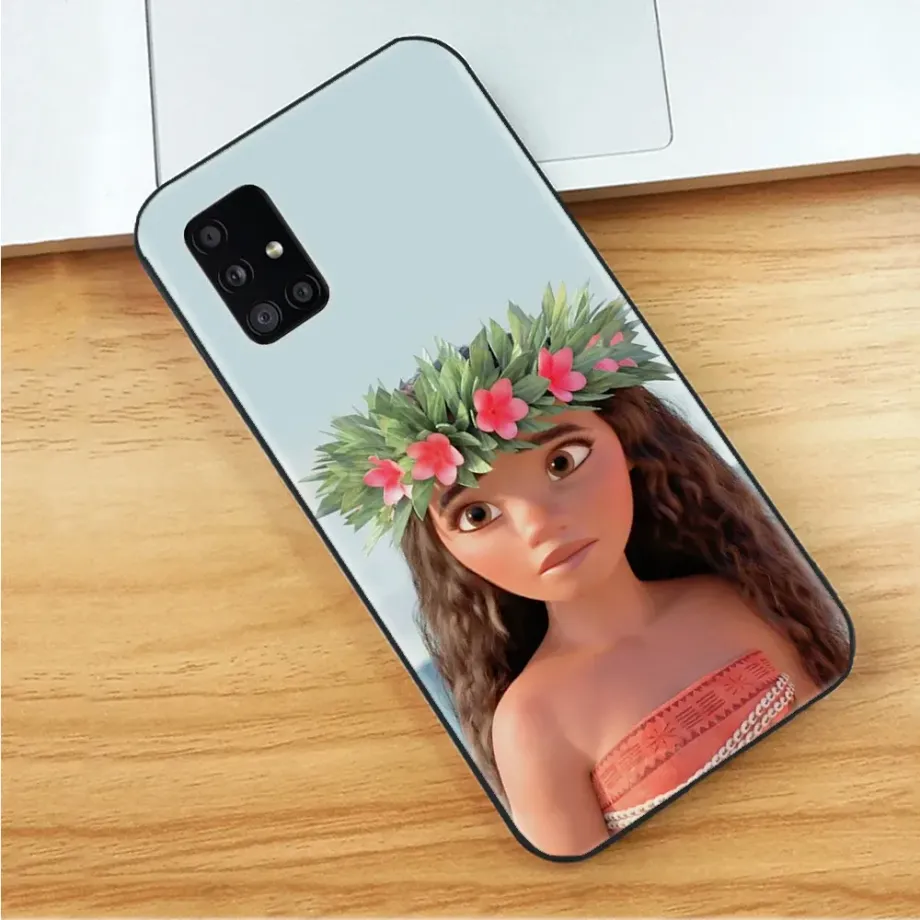 Stylový kryt na telefony samsung s motivy oblíbené pohádky Moana - Odvážná Vaiana