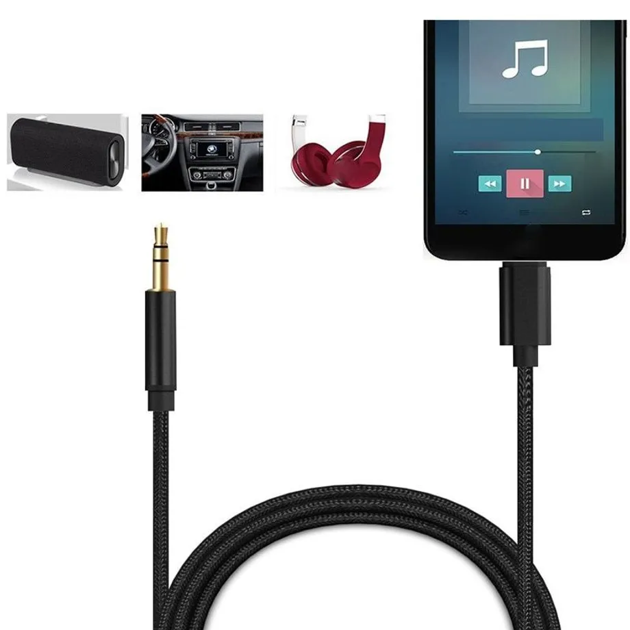 Audio kábel prepojovací Lightning na 3,5mm jack