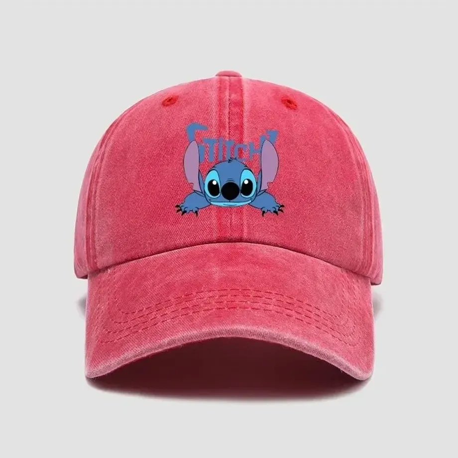 Dětská unisex trendy stylová kšiltovka s motivem oblíbené postavičky Stitch