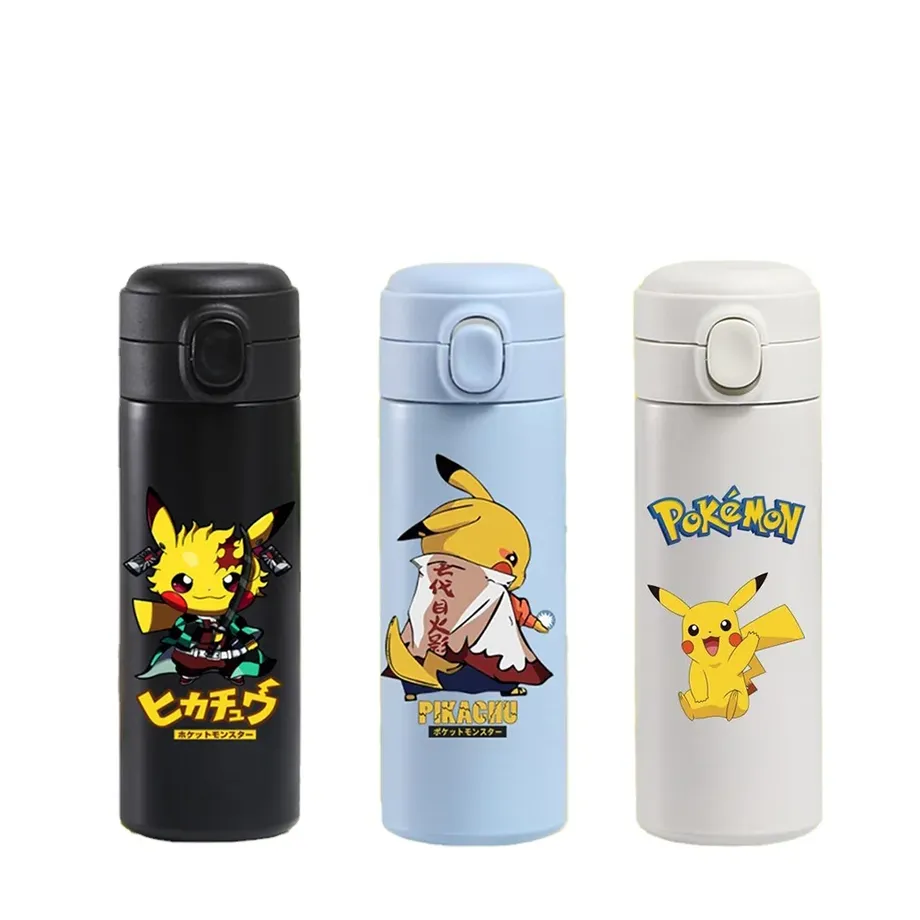 Dětská láhev na vodu s vtipnými motivy oblíbených Pokémonů