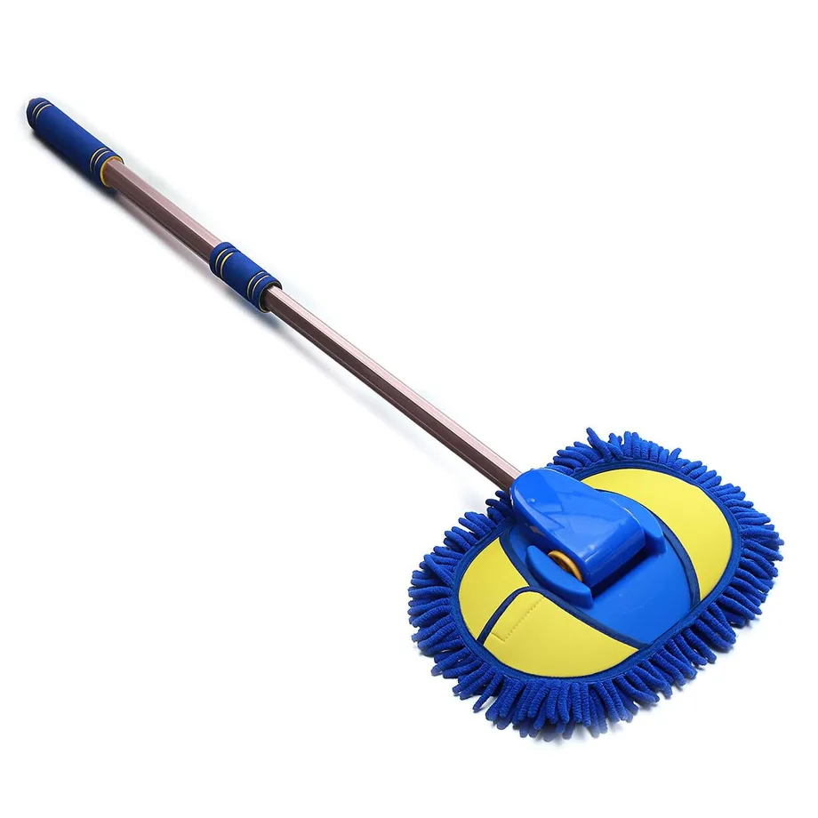 Auto Nastavitelný teleskopický ručník Chenille Mop Wiping Soft Cleaning Brush Broom Auto Goods Glass Accessories