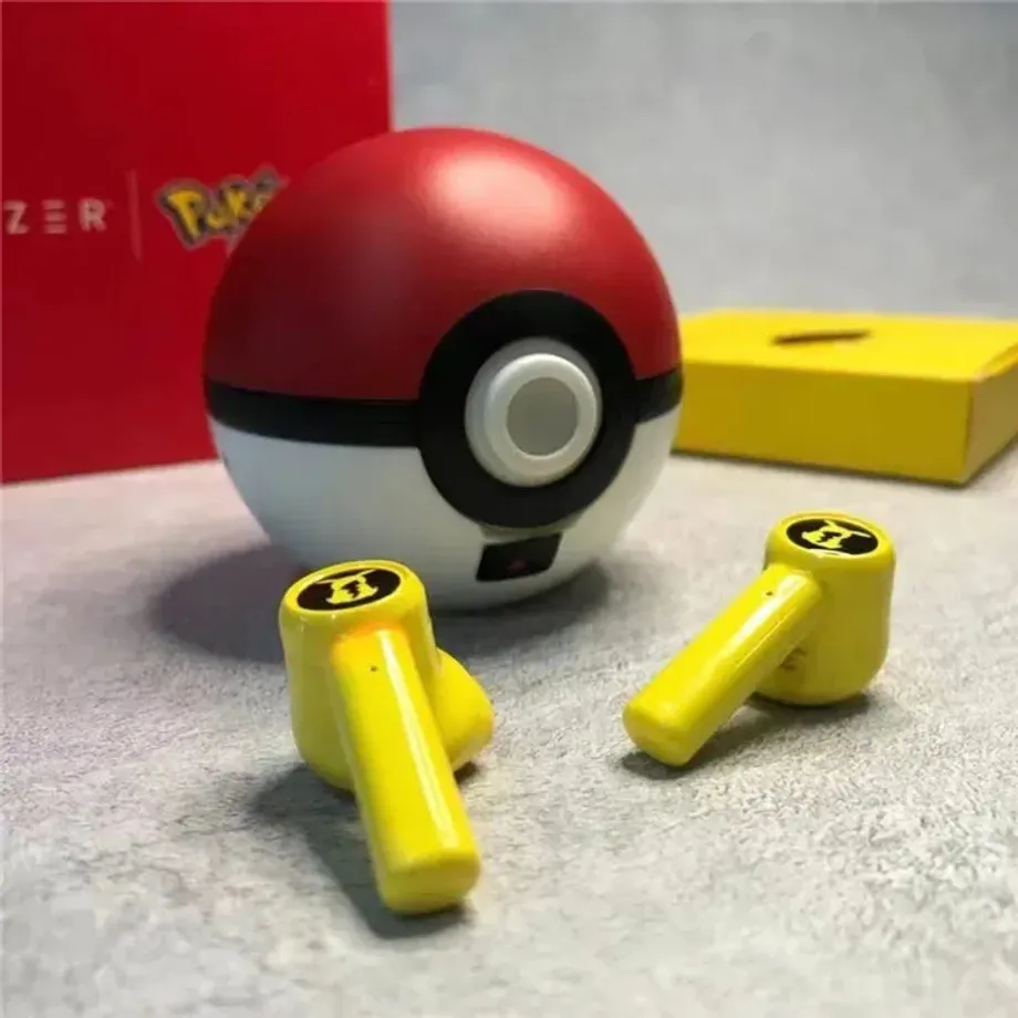 Stylová Bezdrátová Sluchátka s Nabíjecím Pouzdrem Pokémon Pikachu