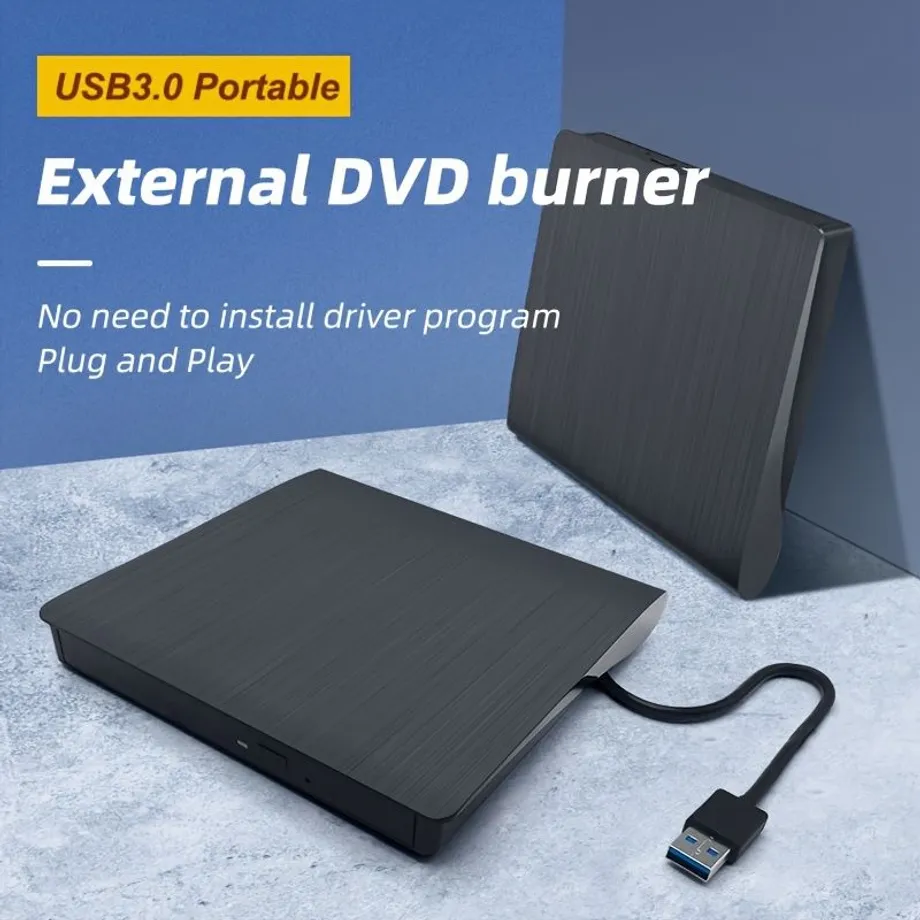 Přenosný CD DVD přehrávač s vysokorychlostním USB 3.0