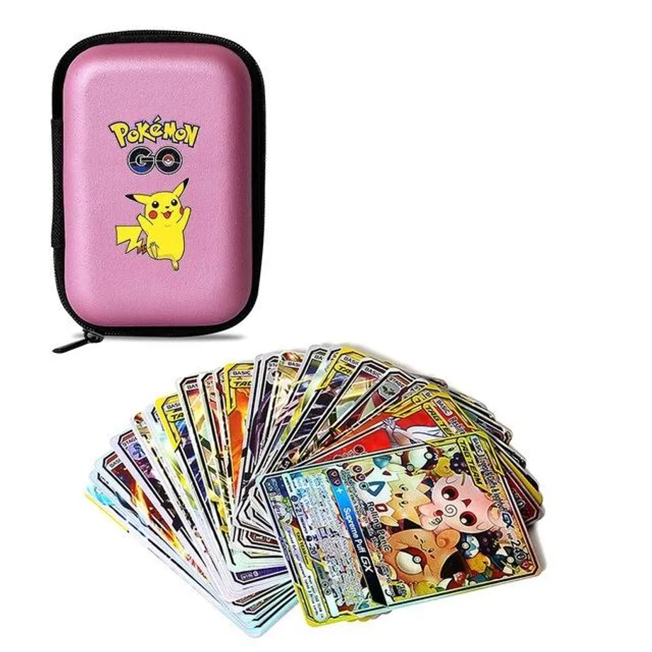 Pokémon úložný box na kartičky + 10 ks kartiček