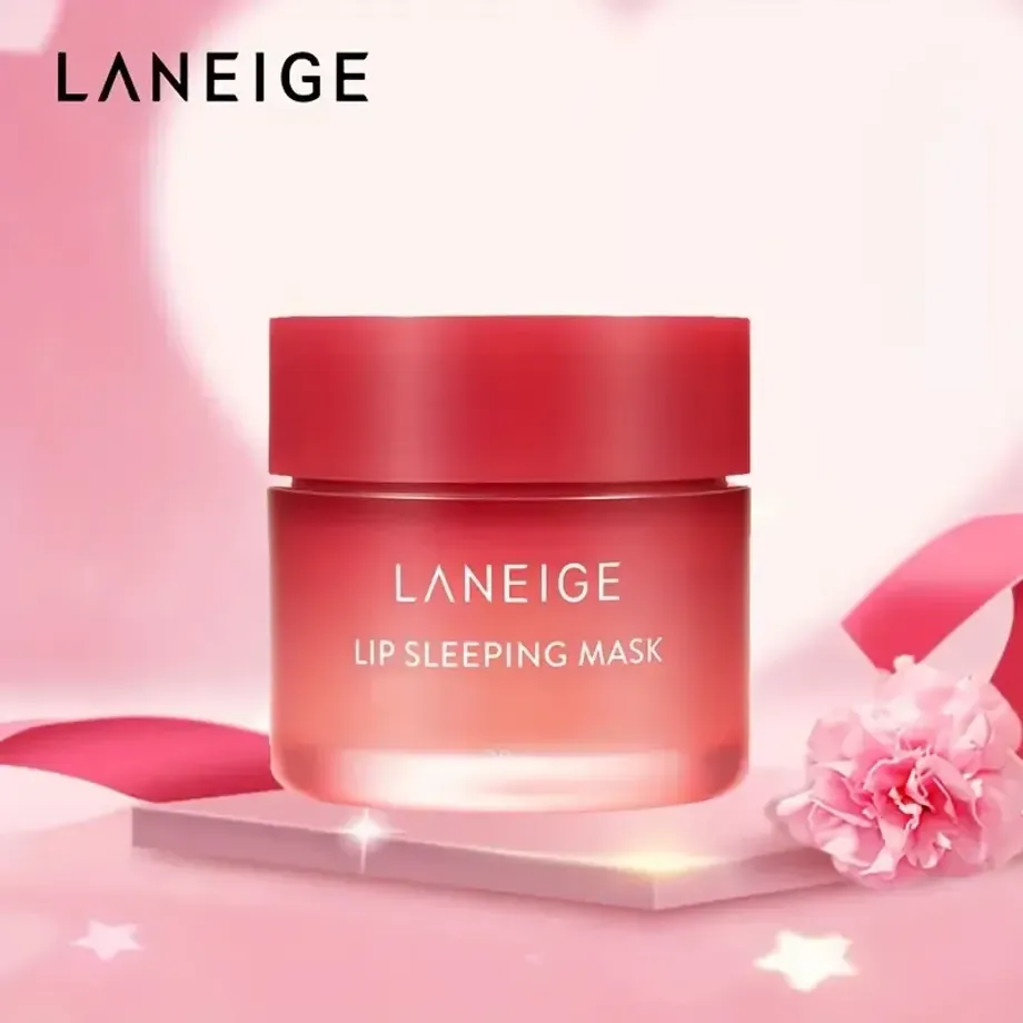 Laneige Lip Sleeping Mask s příchutí jahody, hydratační noční maska na rty, balzám na rty