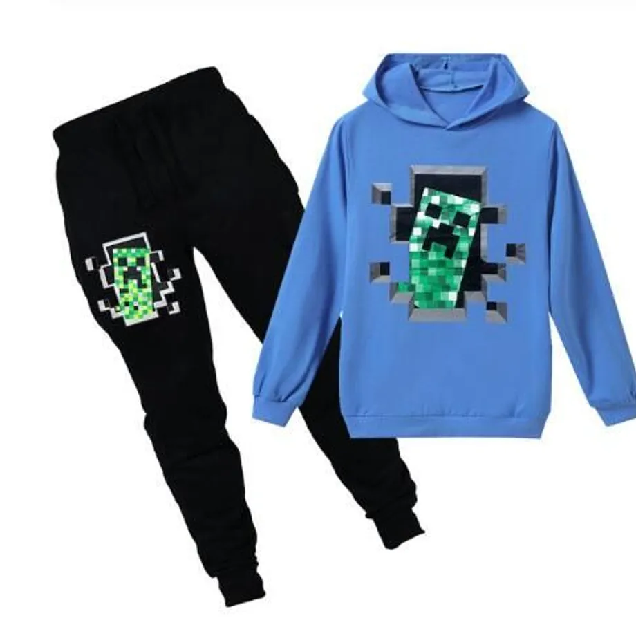 Dětská sportovní tepláková Minecraft souprava Creeper