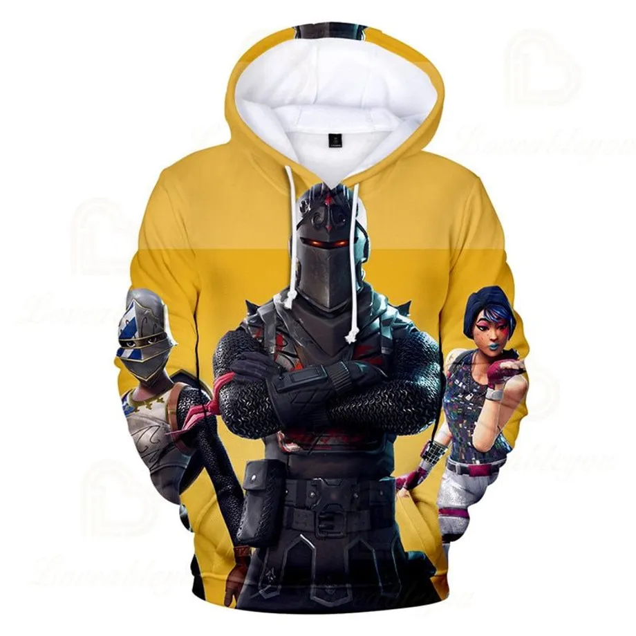 Unisex trendy mikina s potiskem Fortnite