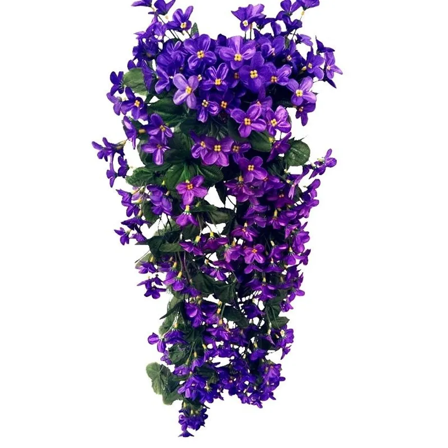 Závěsné umělé orchideje s hedvábnými květy