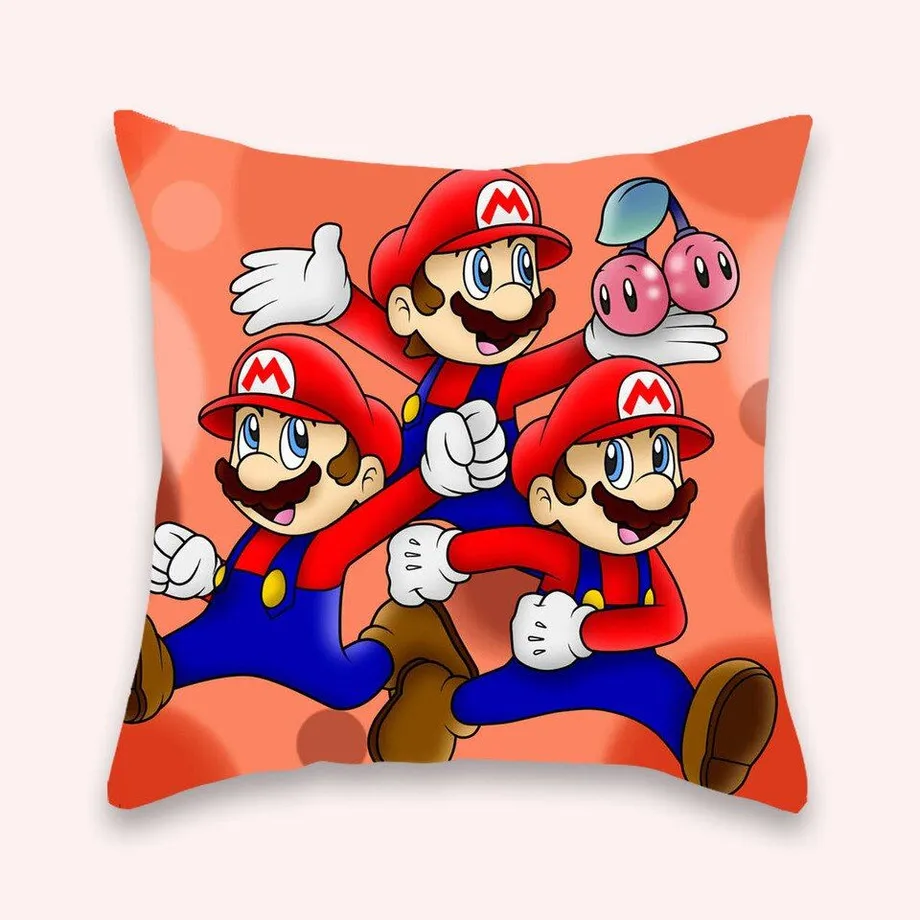 Stylový povlak na polštář s motivy Super Mario - různé varianty