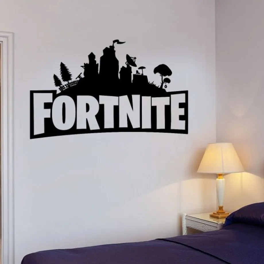 Stylový plakát s motivy oblíbené hry Fortnite black-32x56cm 32x56cm