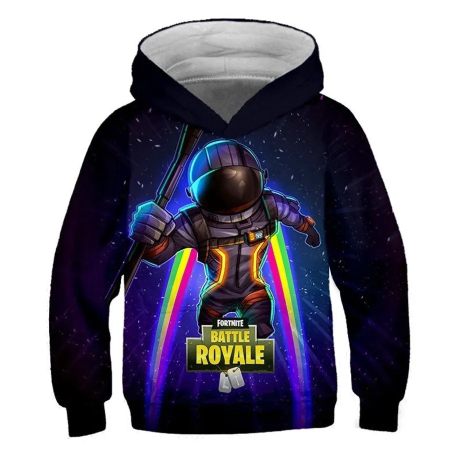 Krásná mikina s 3D potiskem počítačové hry Fortnite