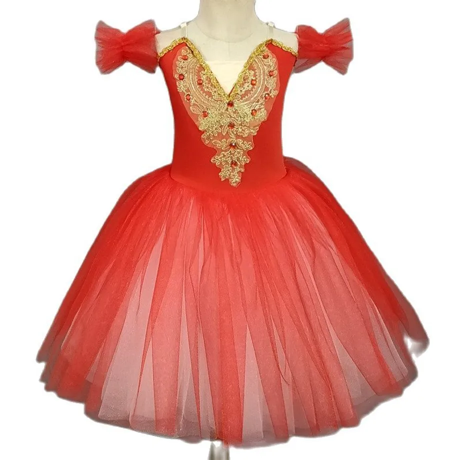 Balerína Dancewear Long Ballet Tutu Girls and Women