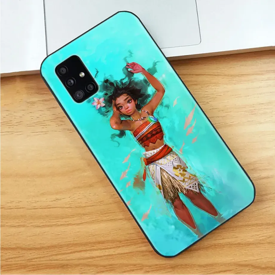 Stylový kryt na telefony samsung s motivy oblíbené pohádky Moana - Odvážná Vaiana