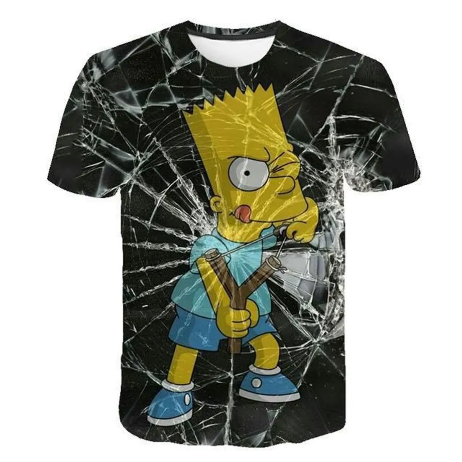 Unisex 3D tričko Simpsons