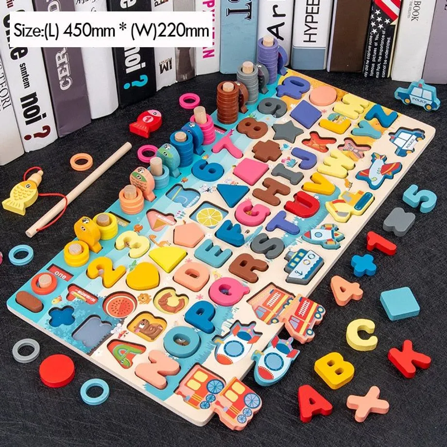 Cuty Ones - Montessori vzdělávací dřevěné puzzle