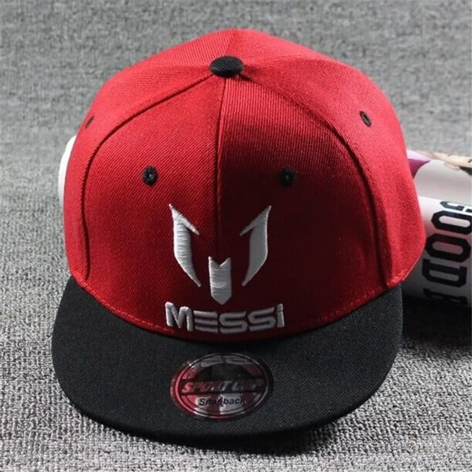 Dětská Snapback čepice CR7-Messi-Neymar messi-red adjustable