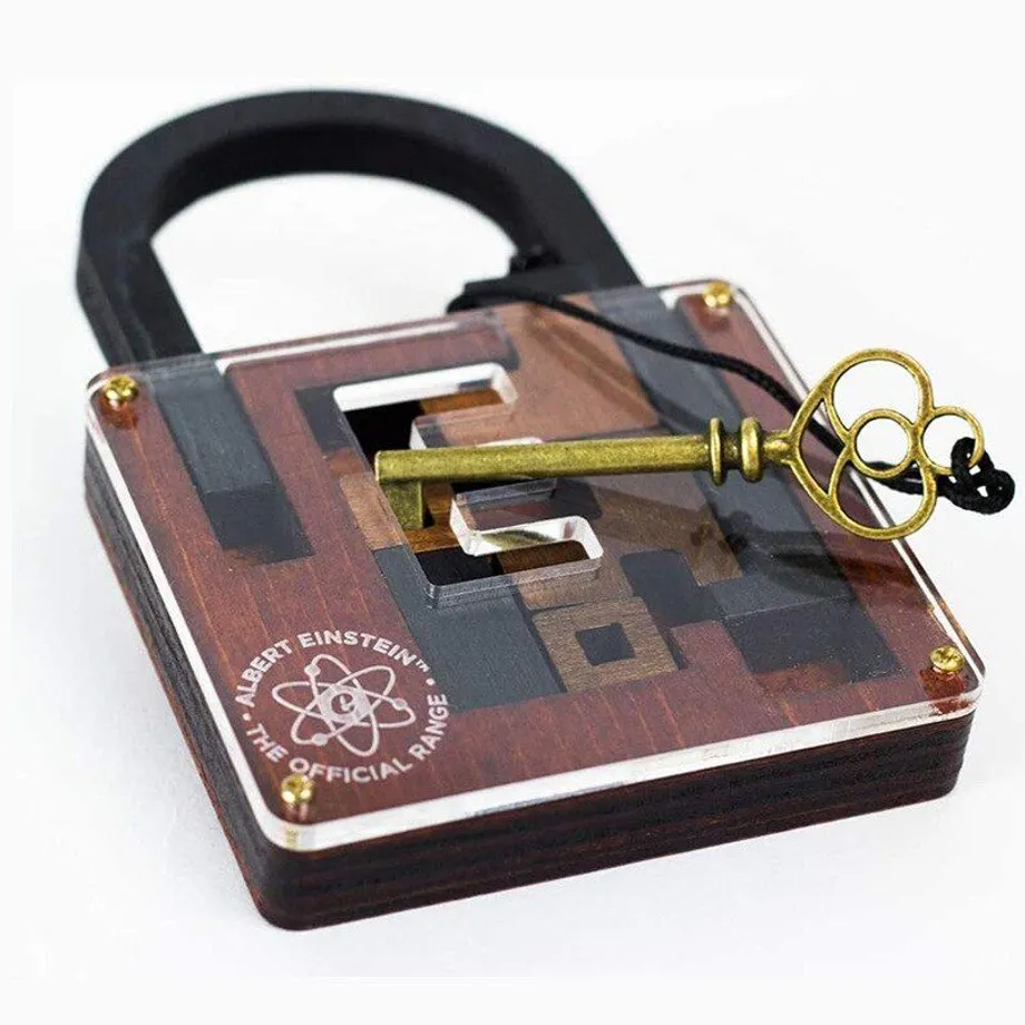 Velmi těžký hlavolam Einstein puzzle Lock and Key