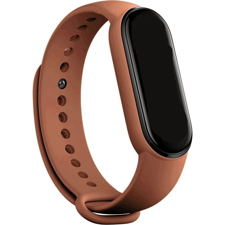 Silikonový řemínek pro Xiaomi Mi Band 5 / 6 Anthony silikonovy-reminek-pro-xiaomi-mi-band-5-6-t863-hneda