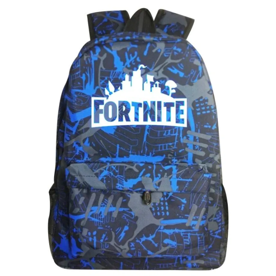 Světelný školní batoh s cool potiskem Fortnite Color 05