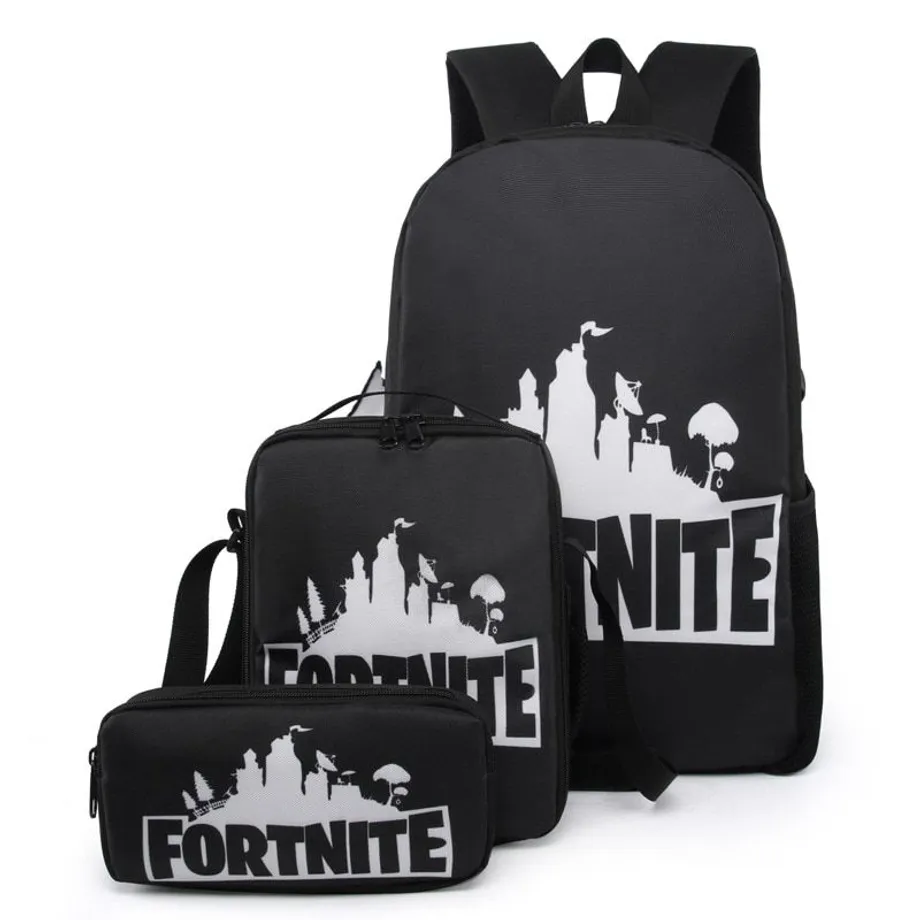 Sada dětských tašek s motivem počítačových her Fortnite E