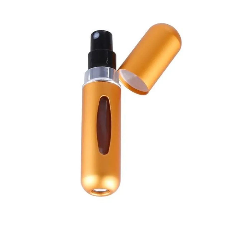 Mini lahvička na parfém 5 ml matte gold