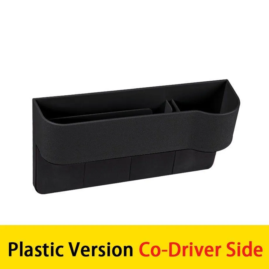 Boční organizér sedadla Držák pohárku pro auta Kožené multifunkční auto Seat Gap Filler Storage Box Seat Pocket Stowing Tidying