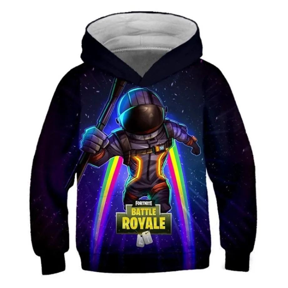 Krásná mikina s 3D potiskem počítačové hry Fortnite