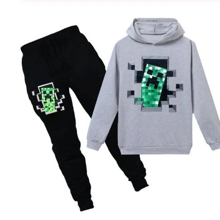 Dětská sportovní tepláková Minecraft souprava Creeper