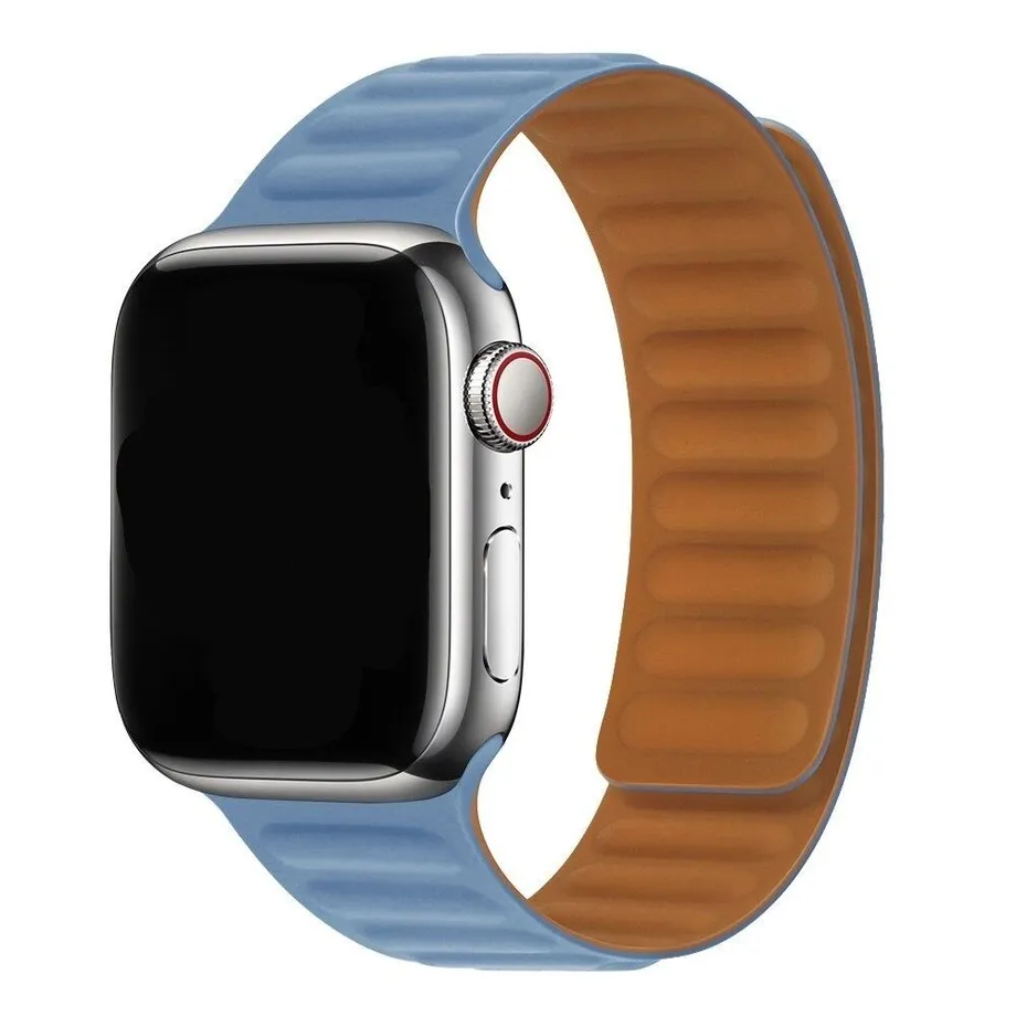 Silikonový řemínek pro Apple Watch mm / 0 mm / mm Sharie modra