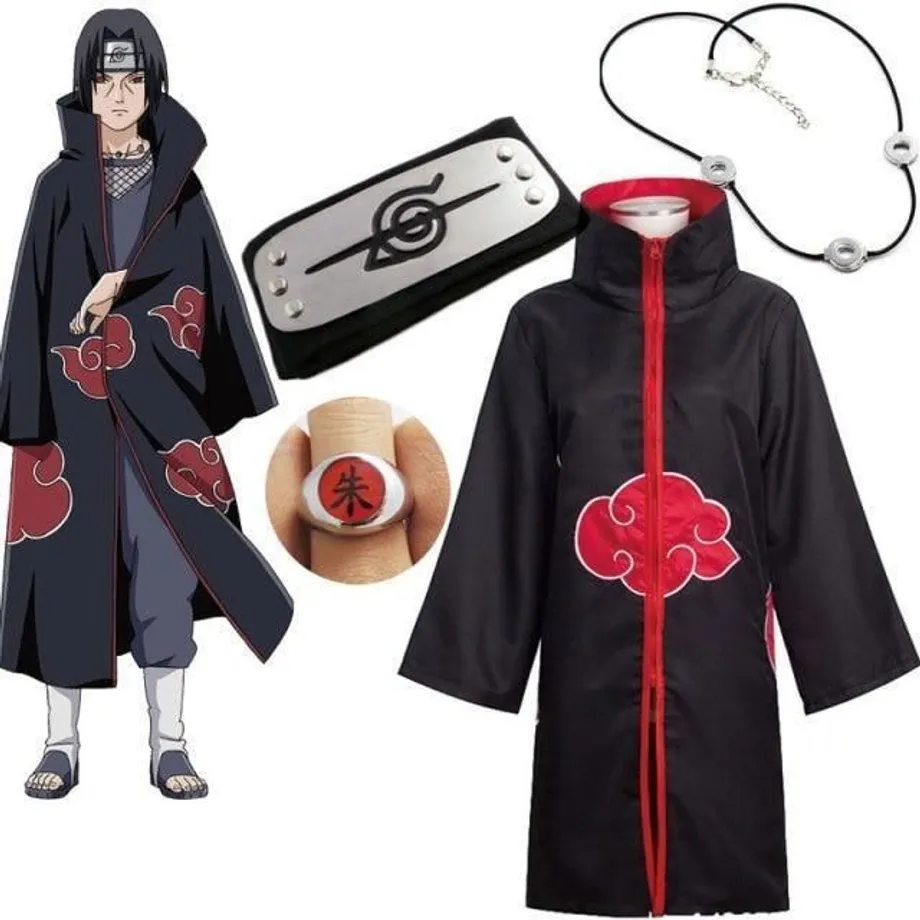 Naruto Akatsuki Halloween kostým navy-blue 155