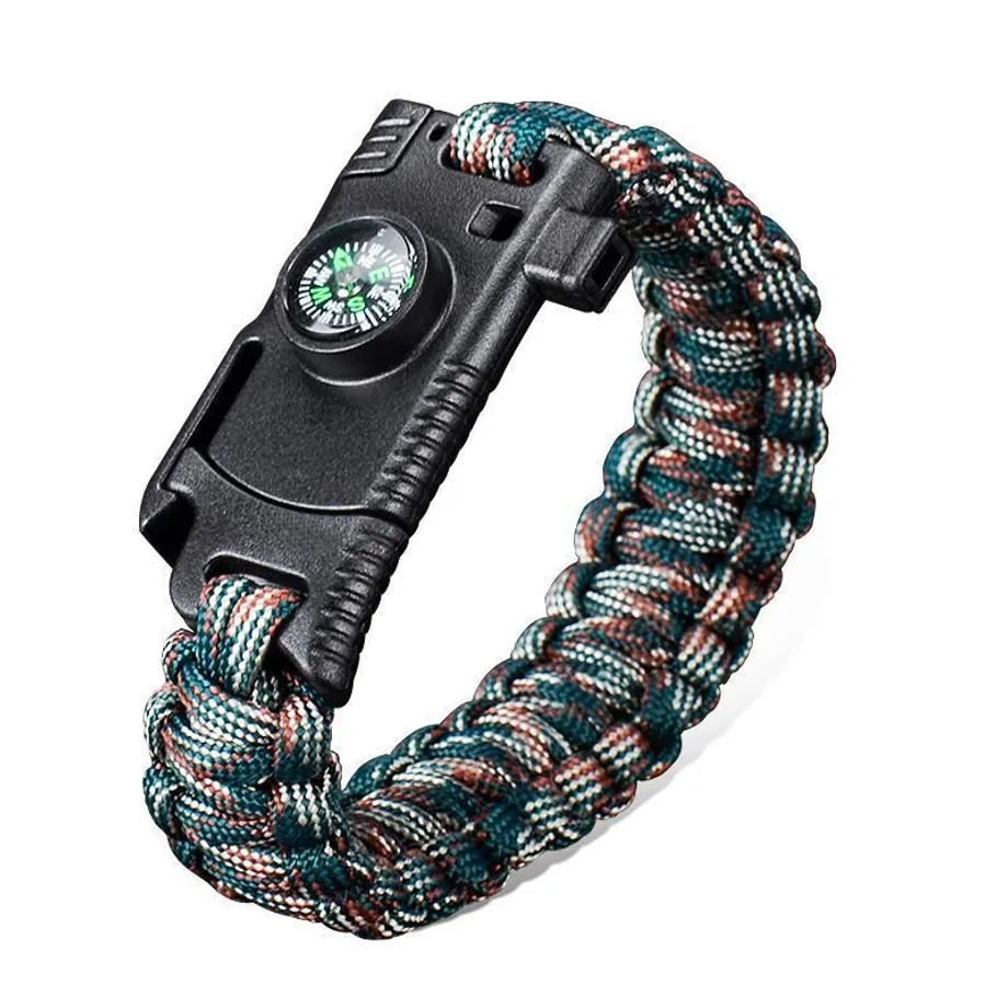 Paracord náramek pro přežití - sada nástrojů pro přežití, kterou můžete nosit na zápěstí