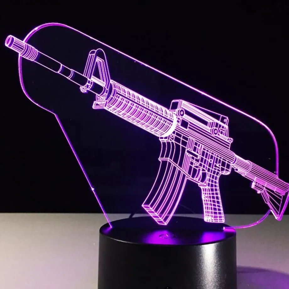 Krásná stolní 3D lampa Fortnite 3d led lamp 7