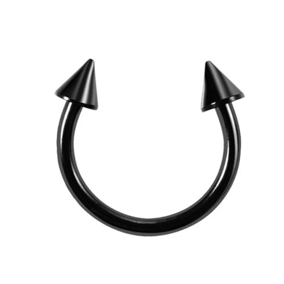 Trendy septum piercing do nosu s hrotem nebo kuličkou