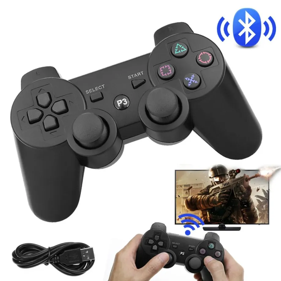 Bezdrátový bluetooth gamapad pro PS3