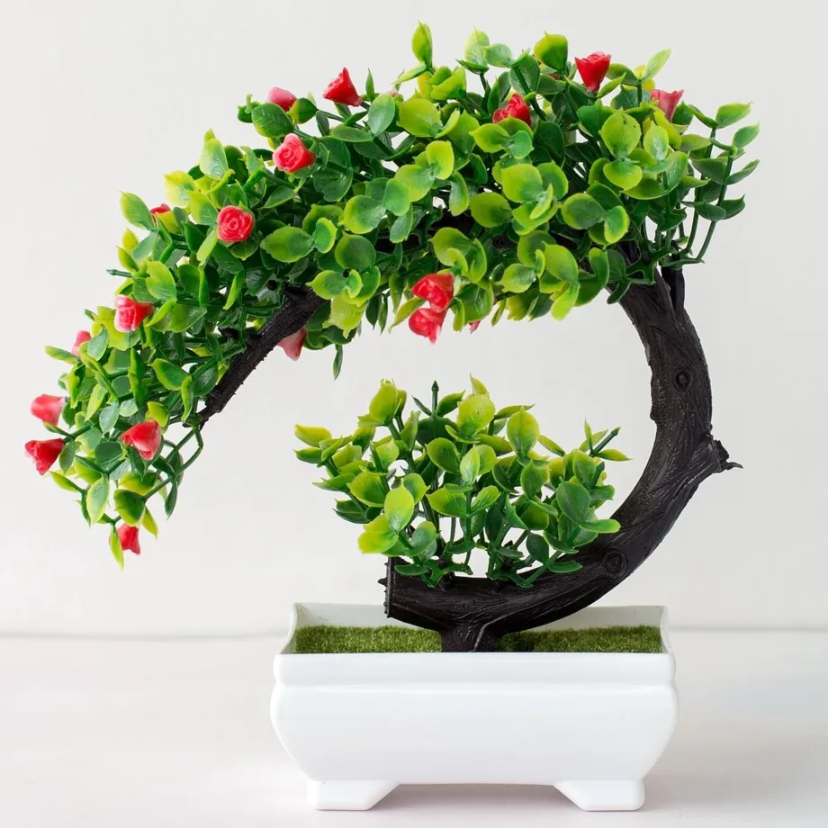 Umělá bonsai v květináči