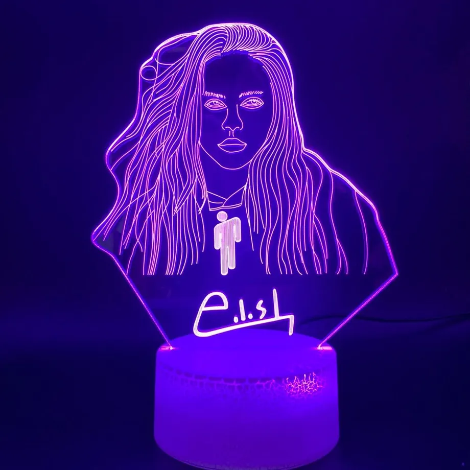 Stylová stolní lampa Billie Eilish