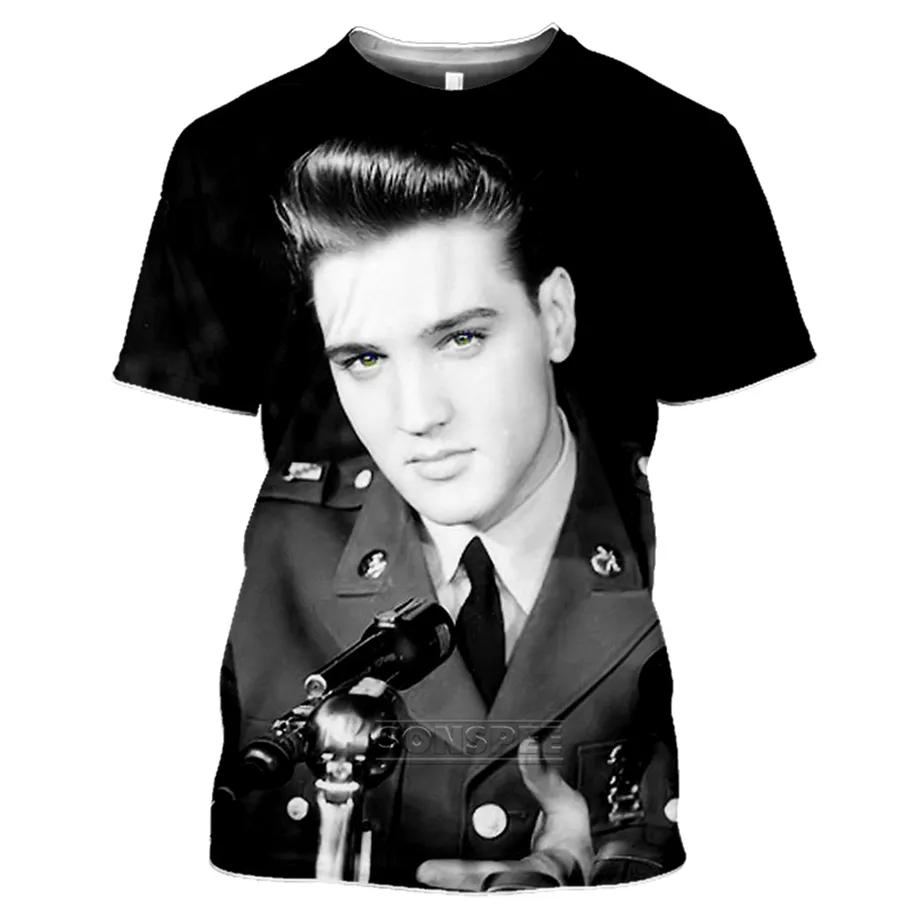 Stylové tričko s motivem Elvis Presley