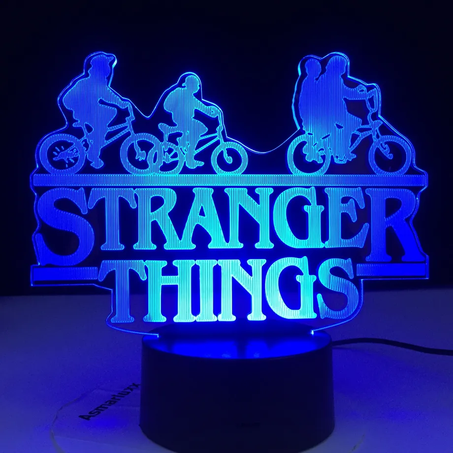 LED měnící se noční světlo Stranger Thing