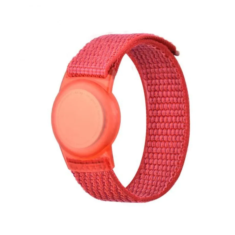 Dětský nylonový náramek pro AirTag red 170mm