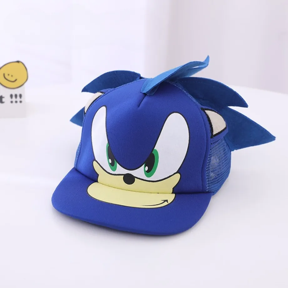 Stylová dětská kšiltovka s bodlinami v provedení Sonic