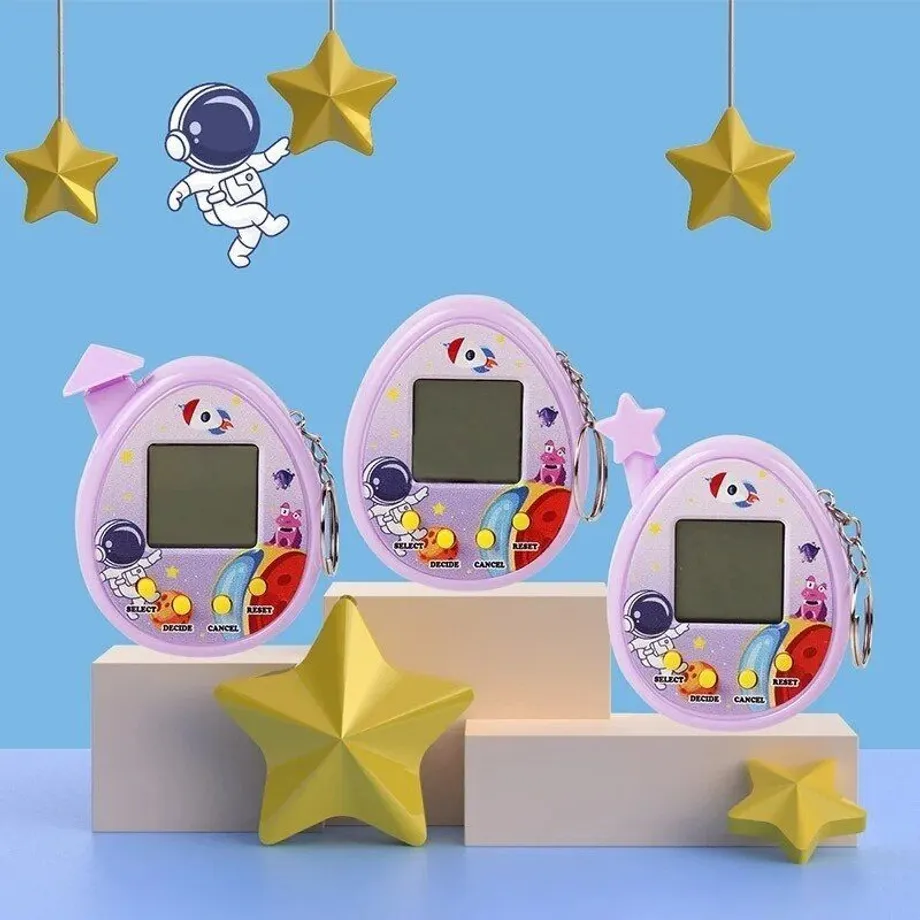 Dětské zábavné elektronické Tamagotchi zvířátko s přívěskem - různé druhy