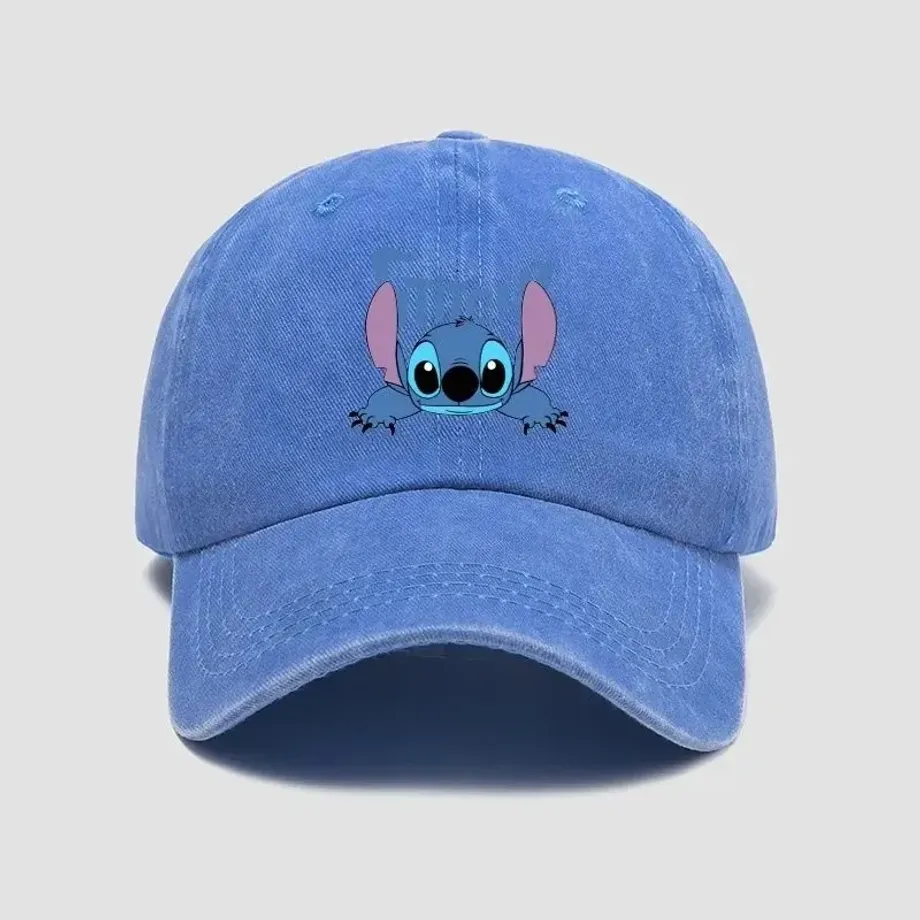 Dětská unisex trendy stylová kšiltovka s motivem oblíbené postavičky Stitch