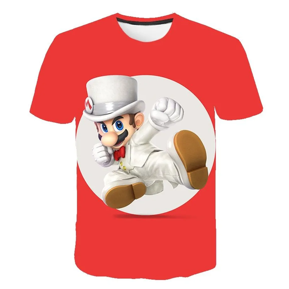 Krásné dětské tričko s 3D potiskem Mario 3125 9 let