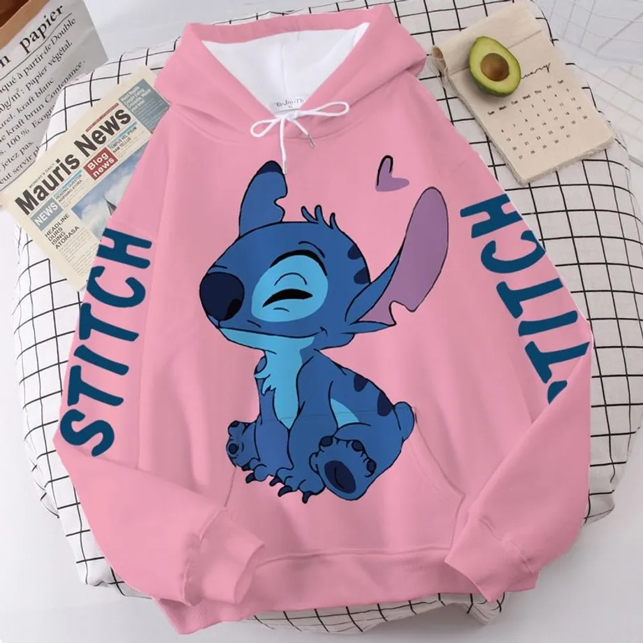 Trendy mikina v různých barvách s potiskem oblíbené Disney postavy Stitche Jullius