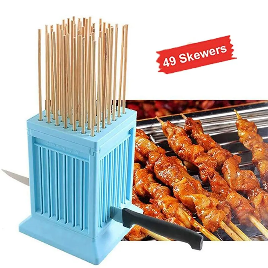 BBQ Skewer Meat Maker Meat Skewer Tool 49 otvorů