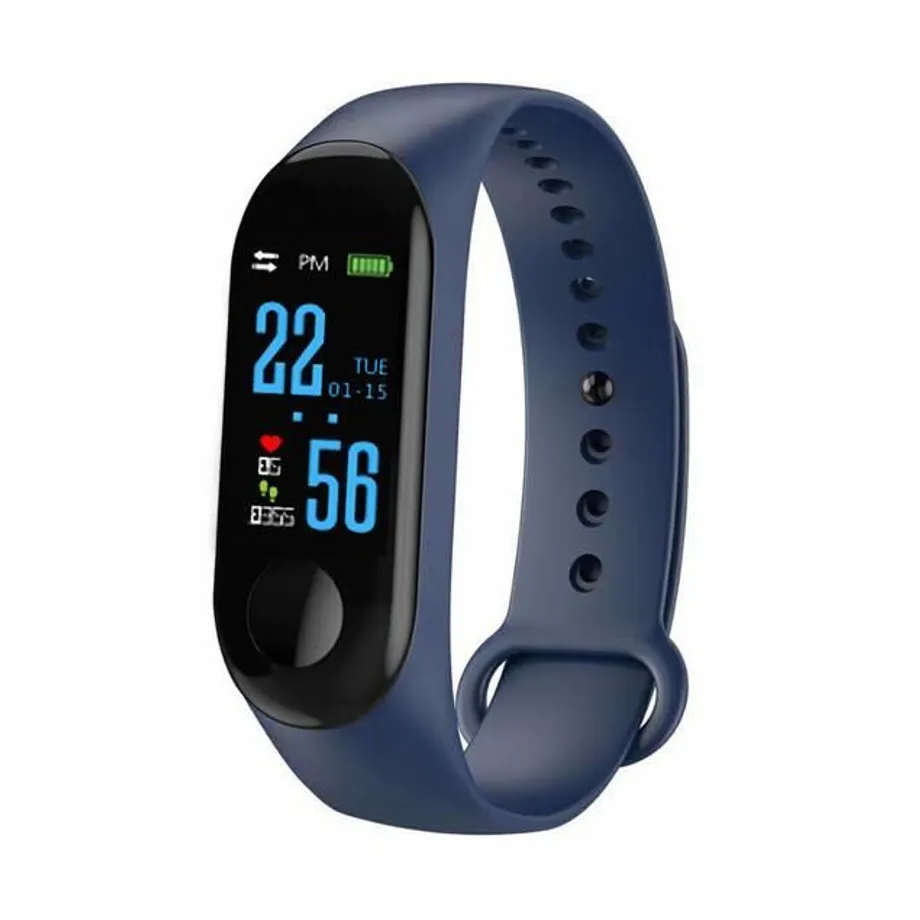 Fitness hodinky M3- ProSmart band s barevným OLED displejem