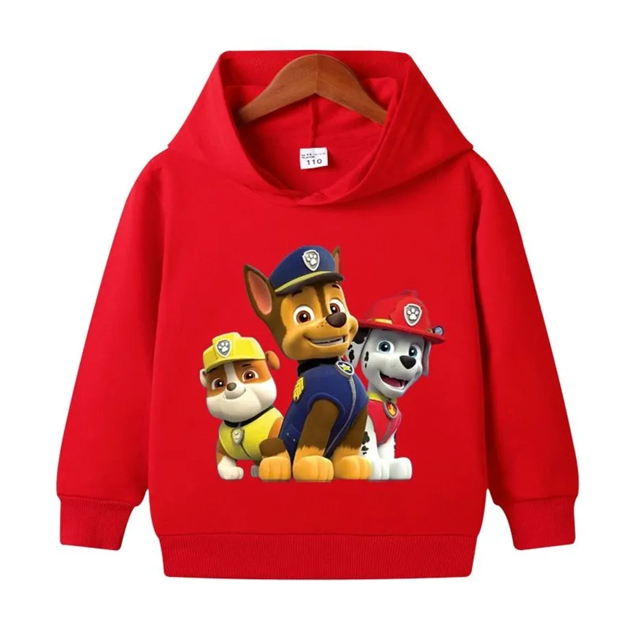 Dětská mikina s trendy potiskem oblíbené pohádky Paw Patrol