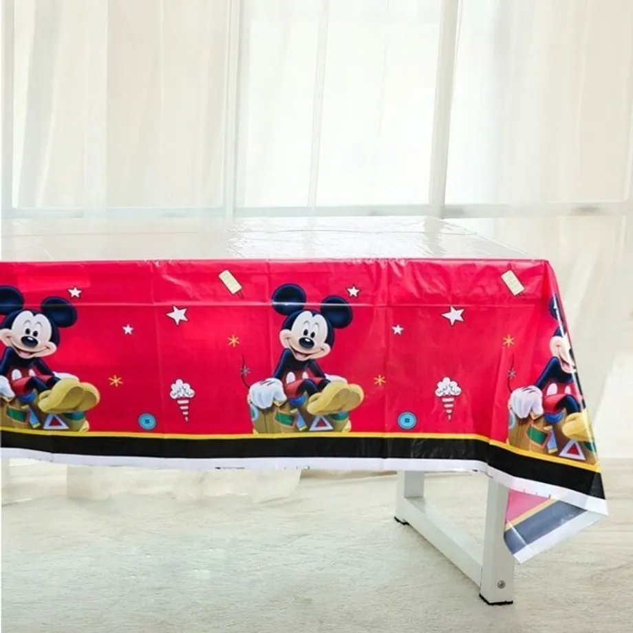 Jednorázové narozeninové dekorace na dětskou oslavu s motivem Mickey Mouse