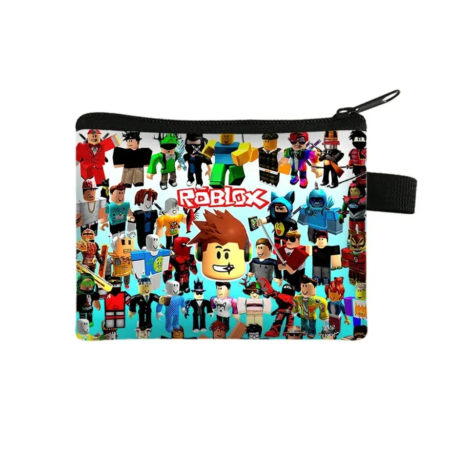 Unisex dětská peněženka na zip a s motivy oblíbených postav ze hry Roblox